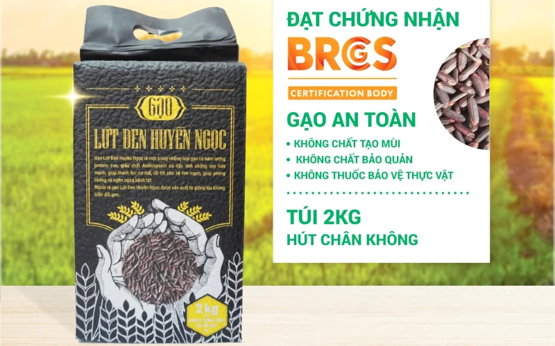 Gạo lứt đen Huyền Ngọc - Gạo an toàn