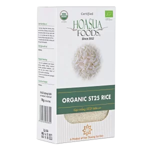 Gạo ST25 hữu cơ Hoa Sữa hộp 1kg