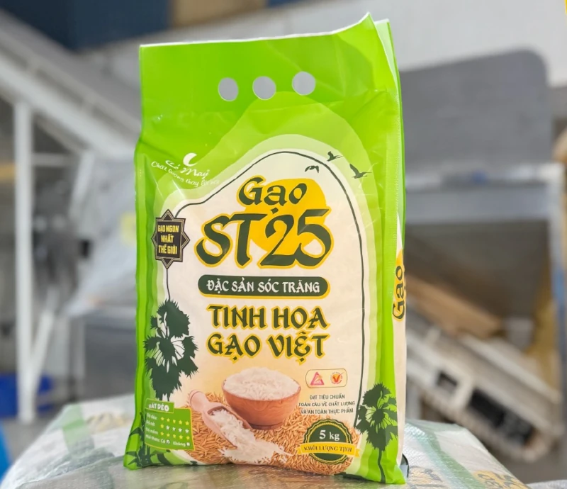 Gạo ST25 Cỏ May chính hãng