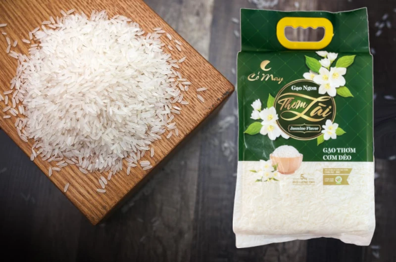 Gạo thơm lài Cỏ May ST21